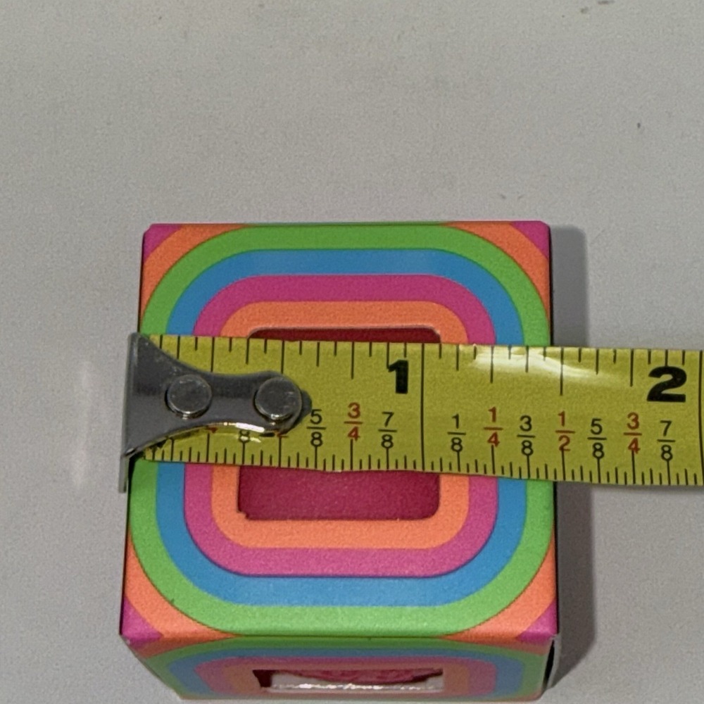 NEE DOH Cool Cube 1.25" PINK Rare Fidget Squishy Toy NIB - IN HAND - Picture 2 of 2